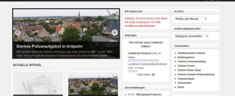 Kroepeliner.de nun wieder online Kroepeliner.de ist nun wieder online, aber wir arbeiten noch etwas dran. Bald ist alles wieder in gewohnter Funktionalität aber neuem Design online.