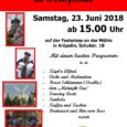 Der Förderverein „Kröpeliner Mühle“ e.V. lädt recht herzlich zum 11. Mühlenfest am Sonnabend, 23. Juni 2018 an der Mühle Kröpelin ein. Ab 15.00 Uhr wird […]