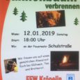 Die Kröpeliner Gemeindewehr veranstaltet am Samstag den 12.01.2019 ab 18.00 Uhr an der Feuerwehr in Kröpelin das alljährliche Tannenbaumverbrennen. Für das leibliche Wohl vor Ort […]