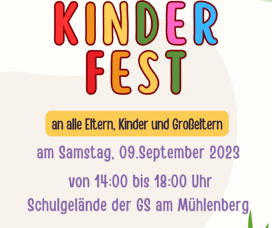 Beige Gelb Verspielt Bunt Sommerfest Einladung Kindergarten A4 Dokument